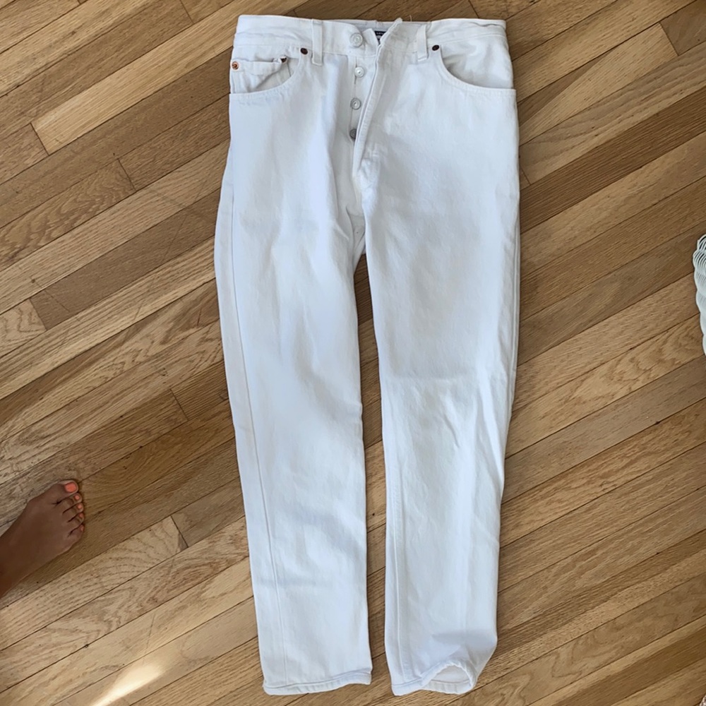 Re/done x Levi’s white Jean